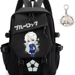 Women Men Unisex Nagi Sae Rucksack Shidou Bachira Backpack Hiori Kawaii AnimeBag